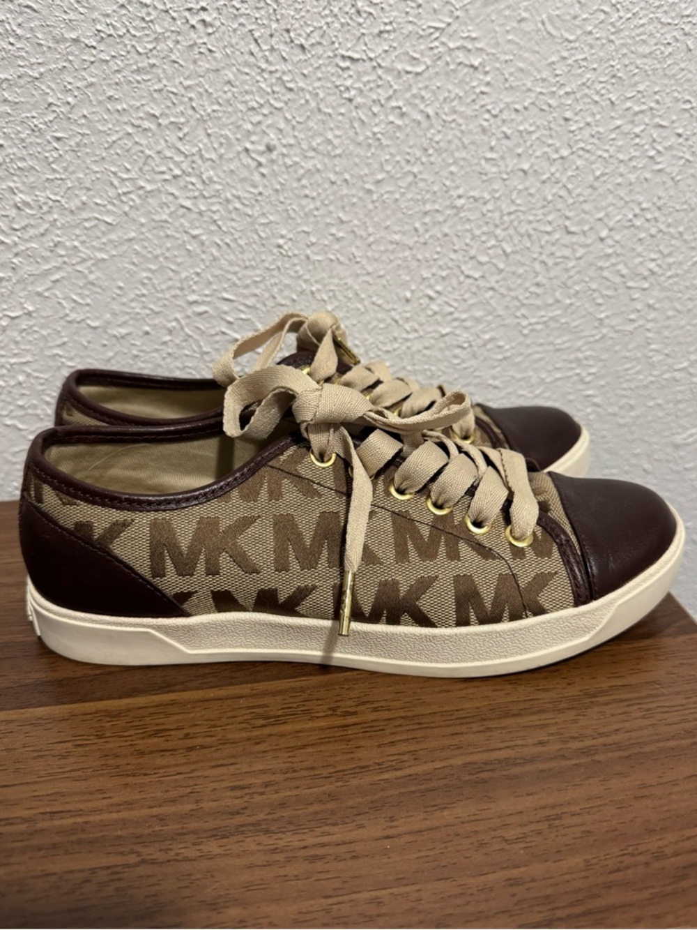 Michael Kors Brown Logo Sneakers